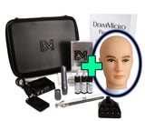 Best SMP ink and scalp micropigmentation practice head with Dermmicro kit from Dermimatch
